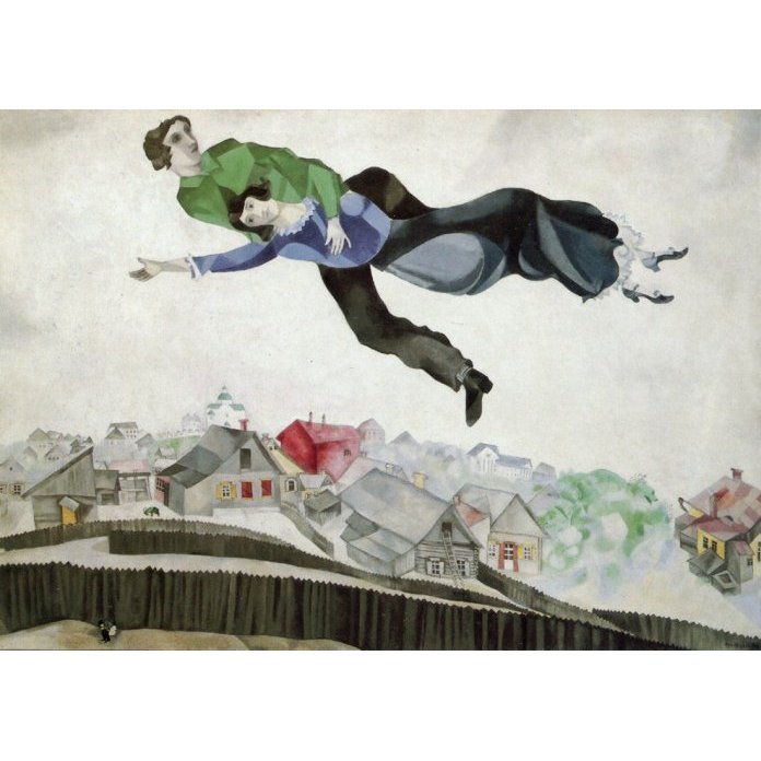 Un&#39;opera per questi giorni: Marc Chagall, Sulla città - AgoraVox Italia