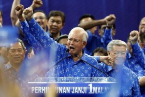 comizio barisan 300x200 Malaysia: come perdere col 50,1% dei voti