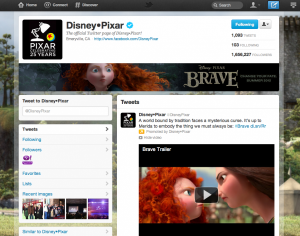 disney - twitter brand page disney - twitter brand page