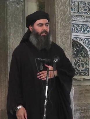 L'ultima immagine pubblica di Abu Bakr al-Baghdadi
