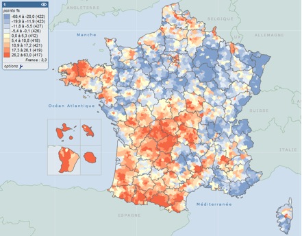 france_map1 france map1 Francia: come cambia la geografia del voto