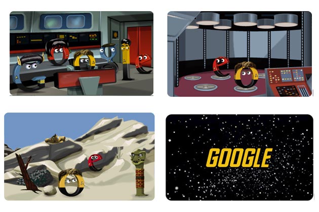 doodle star-trek-la serie classica % name Il doodle di Google è per Star Trek, La Serie Classica