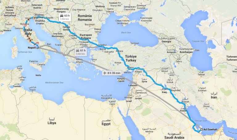 Come arrivare a Doha da Napoli Come arrivare a Doha da Napoli
