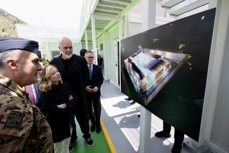 Edi Rama e Giorgia Meloni in Albania