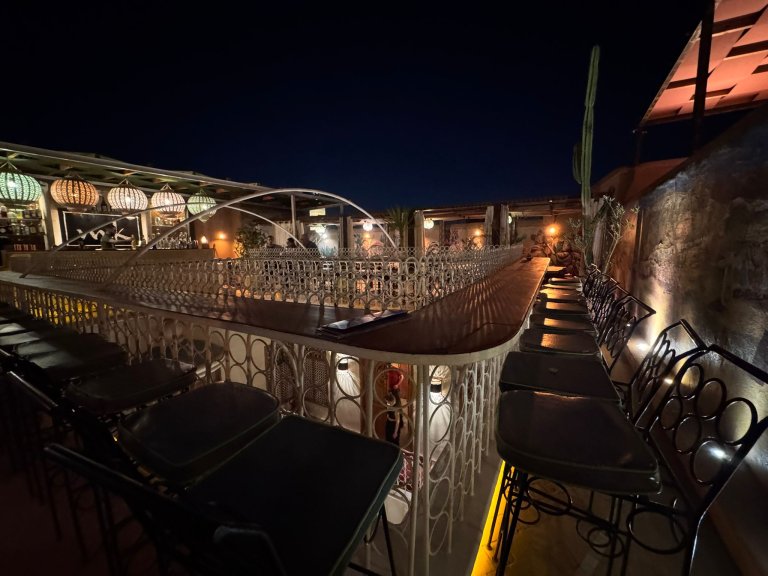 Il rooftop di un ristorante della medina. Foto di Jessica Petrocelli